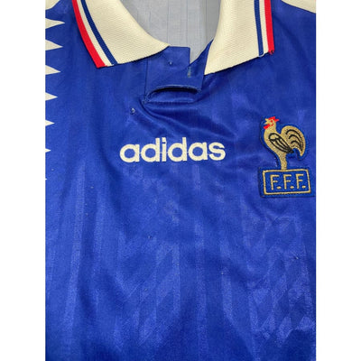 Maillot football vintage Equipe de France domicile #10 saison - Adidas - Equipe de France