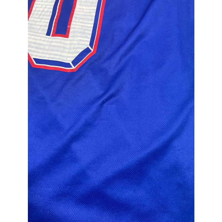 Maillot football vintage Equipe de France domicile #10 Zidane saison 1998-1999 - Adidas - Equipe de France
