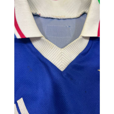 Maillot football vintage Equipe de France domicile #10 Zidane saison 1998-1999 - Adidas - Equipe de France