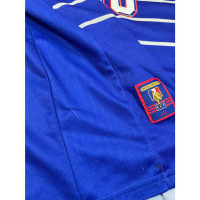 Maillot football vintage Equipe de France domicile #10 Zidane saison 1998-1999 - Adidas - Equipe de France