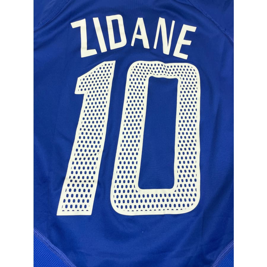 Maillot football vintage Equipe de France domicile #10 Zidane saison 2006-2007 - Adidas - Equipe de France