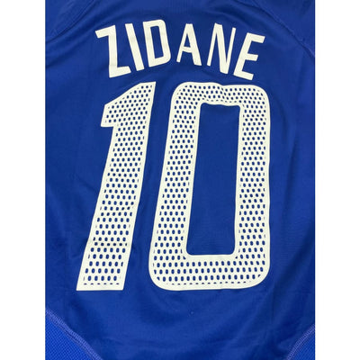 Maillot football vintage Equipe de France domicile #10 Zidane saison 2006-2007 - Adidas - Equipe de France