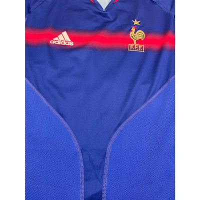 Maillot football vintage Equipe de France domicile #10 Zidane saison 2006-2007 - Adidas - Equipe de France