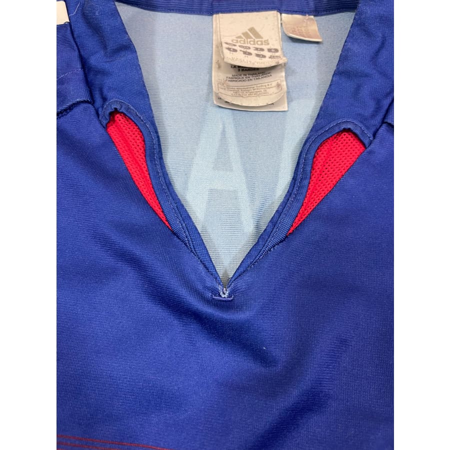 Maillot football vintage Equipe de France domicile #10 Zidane saison 2006-2007 - Adidas - Equipe de France