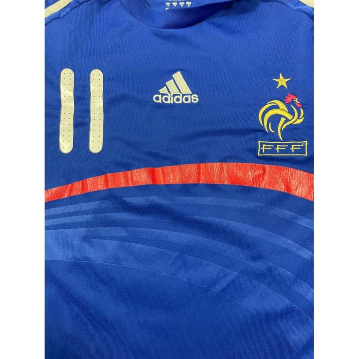 Maillot Adidas équipe de France 2008 2009 numéro 11 Nasri