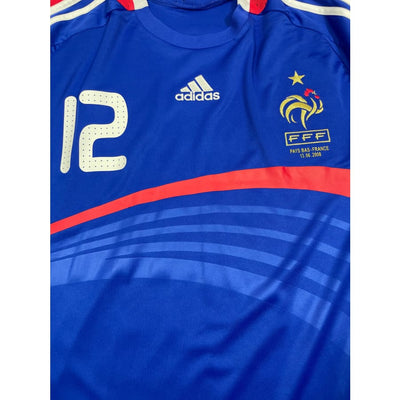 Maillot football vintage Equipe de France domicile #12 Henry saison 2008-2009 - Adidas - Equipe de France