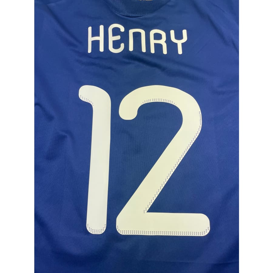 Maillot football vintage Equipe de France domicile #12 Henry saison 2010-2011 - Adidas - Equipe de France