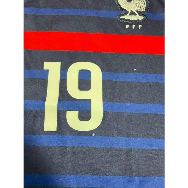 Maillot Football Vintage Equipe De France Extérieur 2020-2021 - N°19 Benzema, Taille XS