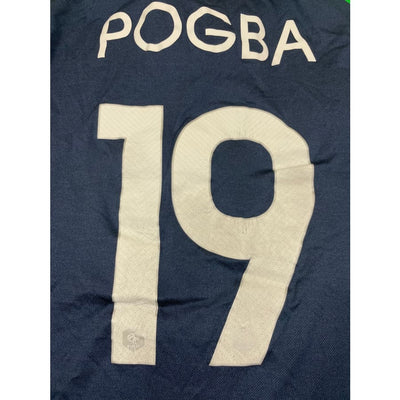 Maillot football vintage Equipe de France domicile #19 Pogba saison 2014-2015 - Nike - Equipe de France