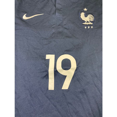 Maillot football vintage Equipe de France domicile #19 Pogba saison 2014-2015 - Nike - Equipe de France