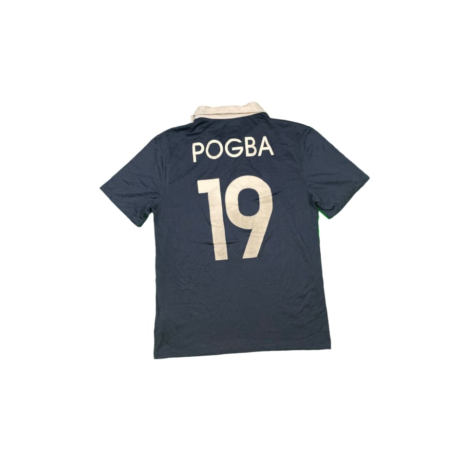 Maillot football vintage Equipe de France domicile #19 Pogba saison 2014-2015 - Nike - Equipe de France