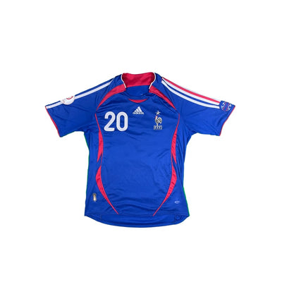 Maillot football vintage Equipe de France domicile #20 Trezeguet euro 2008 - Adidas - Equipe de France