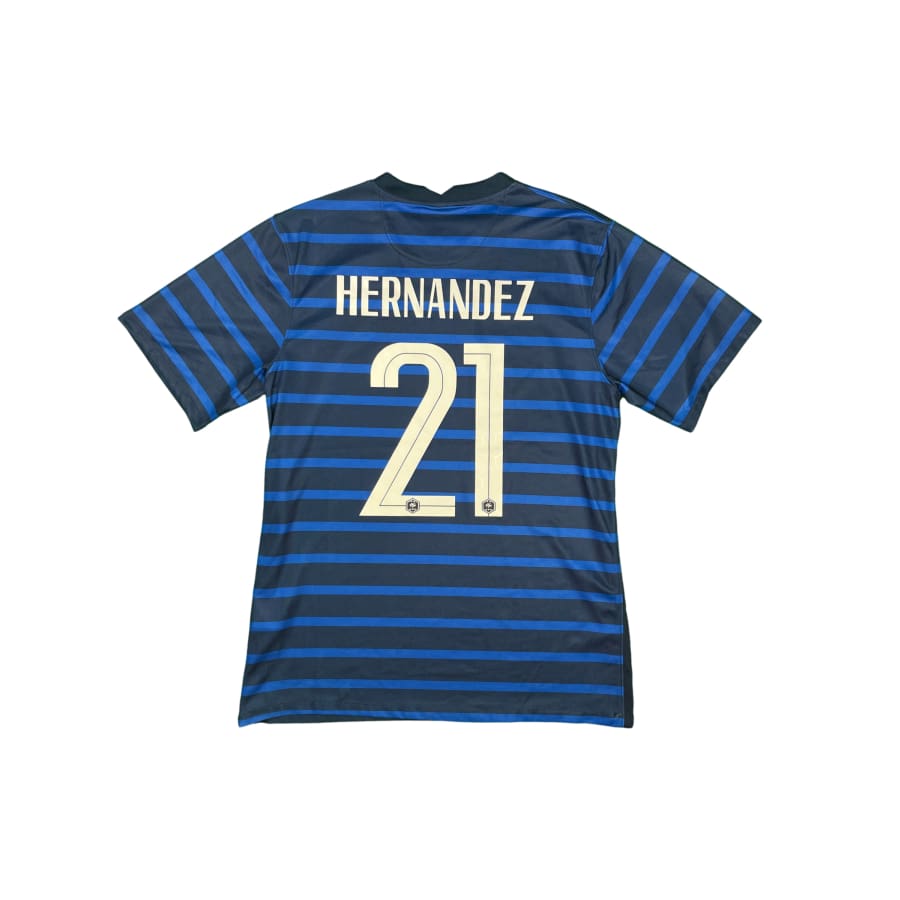 Maillot football vintage Equipe de France domicile #21 Hernandez saison 2020 - 2021 - Nike - Equipe de France