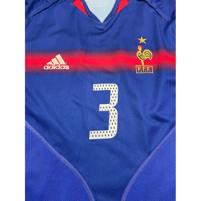Maillot football vintage Equipe de France domicile #3 Lizarazu saison - Adidas - Equipe de France