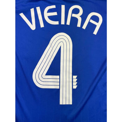 Maillot football vintage Equipe de France domicile #4 Vieira saison 2006-2007 - Adidas - Equipe de France