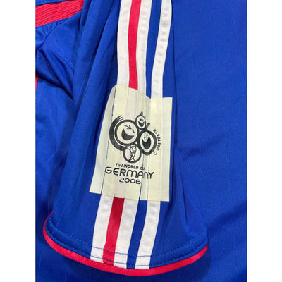 Maillot football vintage Equipe de France domicile #4 Vieira saison 2006-2007 - Adidas - Equipe de France