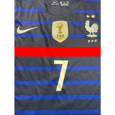 Maillot football vintage Equipe de France domicile #7 Griezmann saison 2020-2021 - Nike - Equipe de France