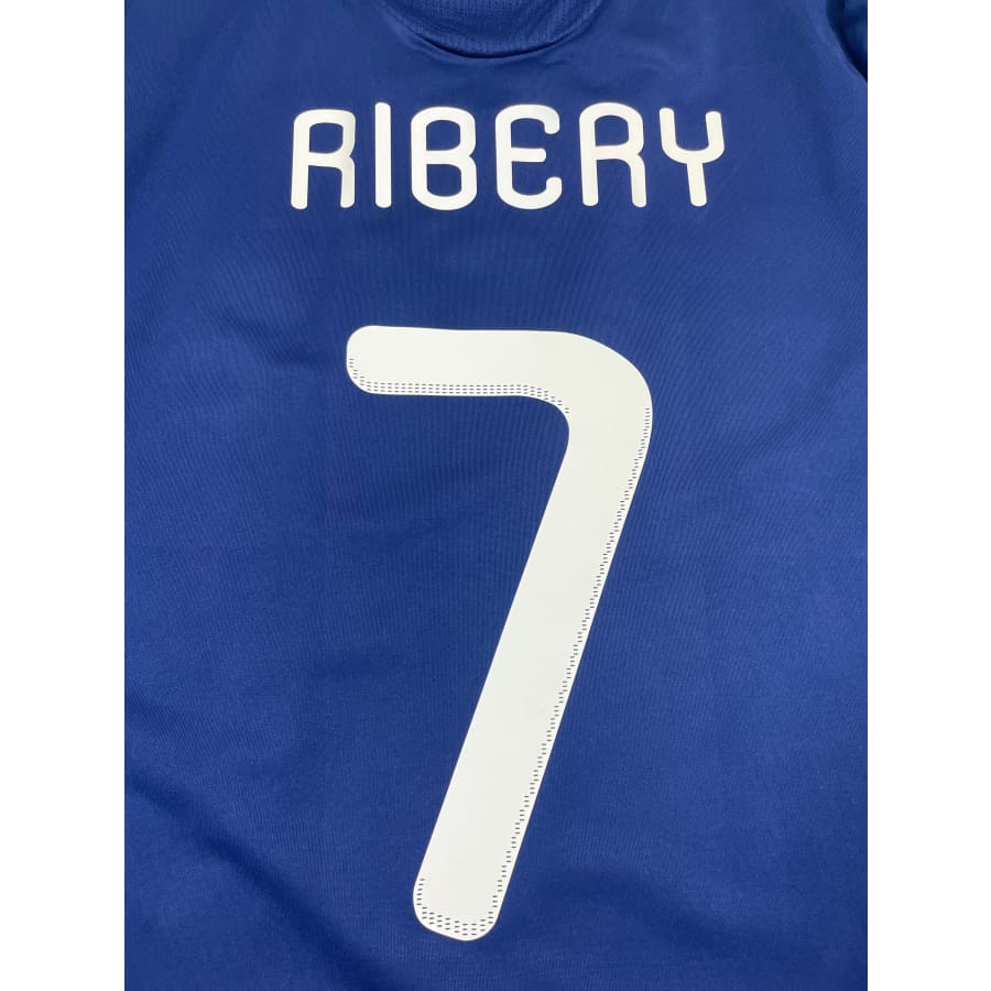 Maillot football vintage Equipe de France domicile #7 Ribery saison 2012-2013 - Adidas - Equipe de France