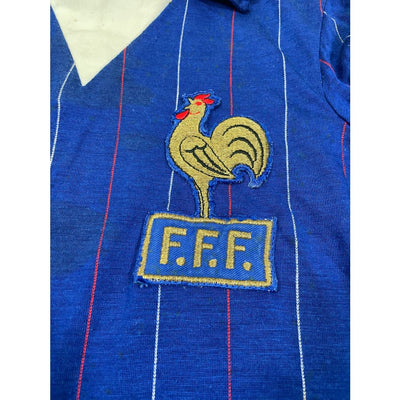 Maillot football vintage Equipe de France domicile saison 1984-1985 - Adidas - Equipe de France