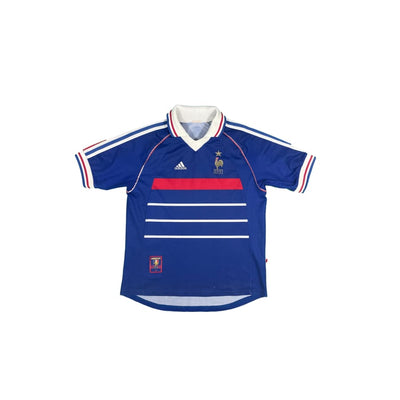 Maillot football vintage Equipe de France domicile saison 1998-1999 - Adidas - Equipe de France