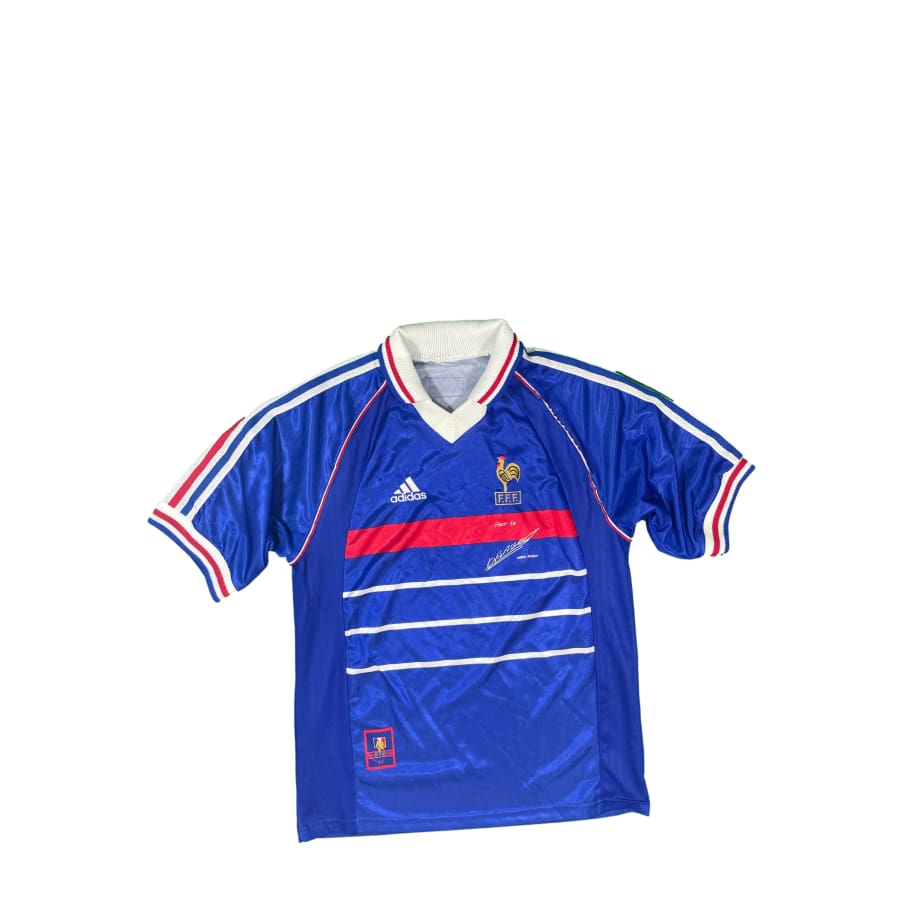 Maillot football vintage Equipe de France domicile saison 1998-1999 - Adidas - Equipe de France