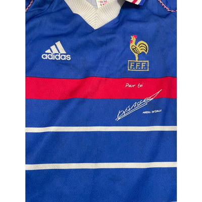 Maillot football vintage Equipe de France domicile saison 1998-1999 - Adidas - Equipe de France