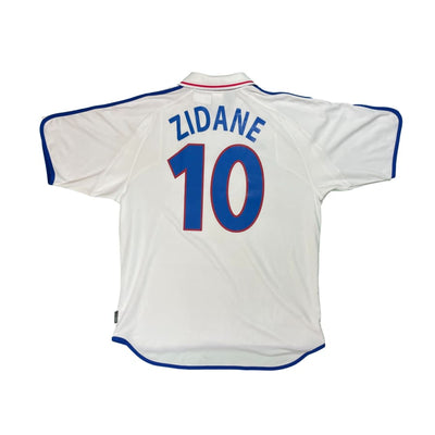 Maillot football vintage Equipe de France extérieur #10 Zidane saison 2000-2001 - Adidas - Equipe de France