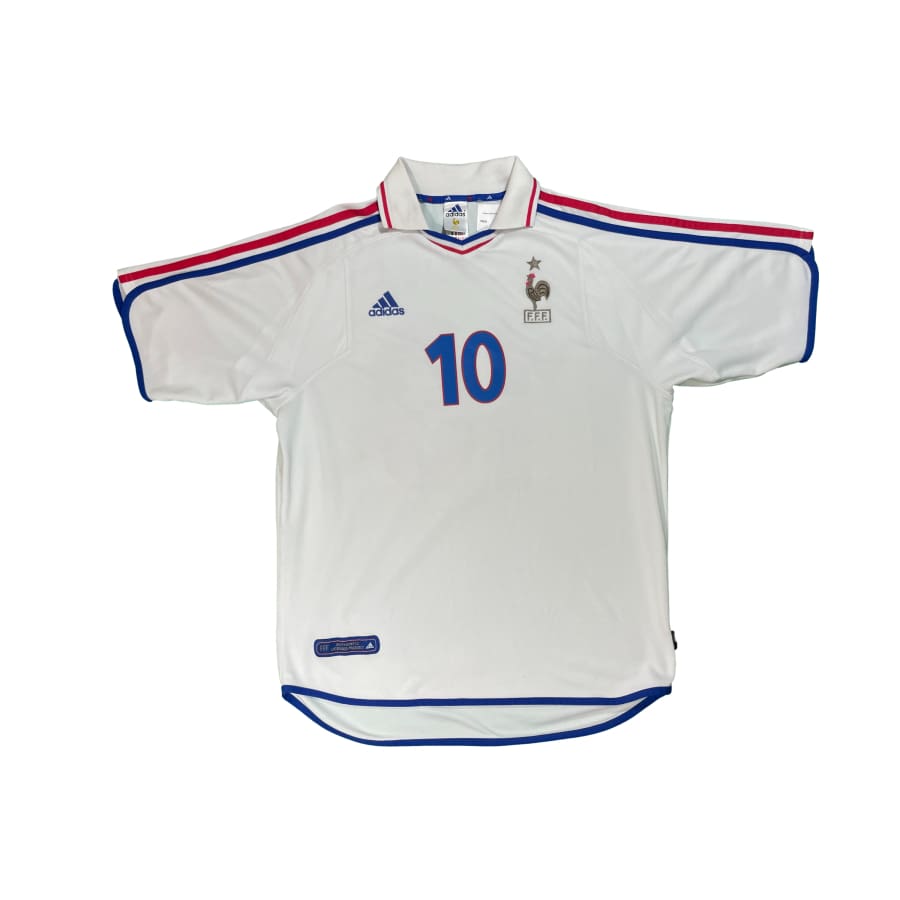 Maillot Foot Retro Domicile Equipe De France N 10 Arthur 2002 2003