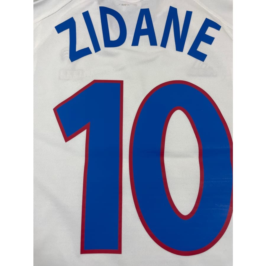 Maillot football vintage Equipe de France extérieur #10 Zidane saison 2000-2001 - Adidas - Equipe de France