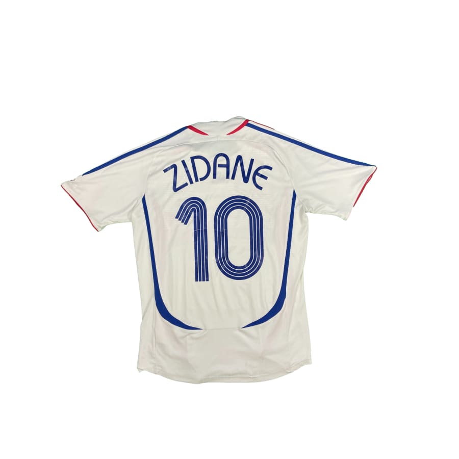 Maillot football vintage Equipe de France extérieur #10 Zidane saison 2006-2007 - Adidas - Equipe de France