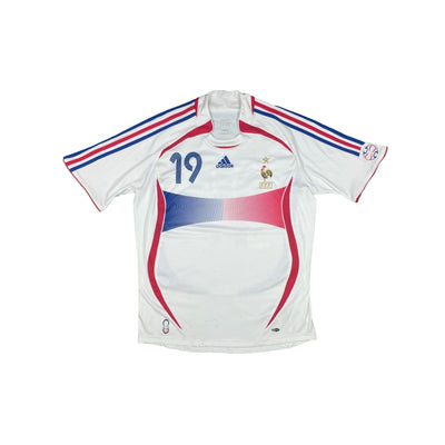 Maillot football vintage Equipe de France extérieur #19 Sagnol saison 2006-2007 - Adidas - Equipe de France