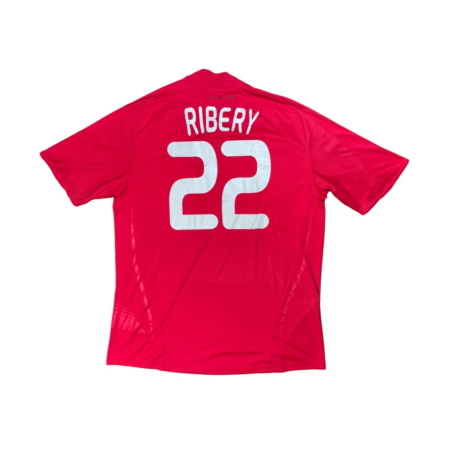 Maillot football vintage Equipe de France extérieur #22 Ribery saison 2008-2009 - Adidas - Equipe de France