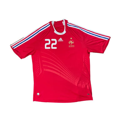 Maillot football vintage Equipe de France extérieur #22 Ribery saison 2008-2009 - Adidas - Equipe de France