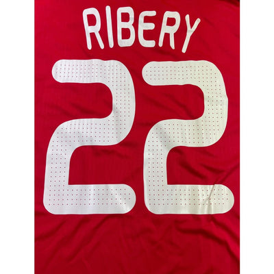 Maillot football vintage Equipe de France extérieur #22 Ribery saison 2008-2009 - Adidas - Equipe de France