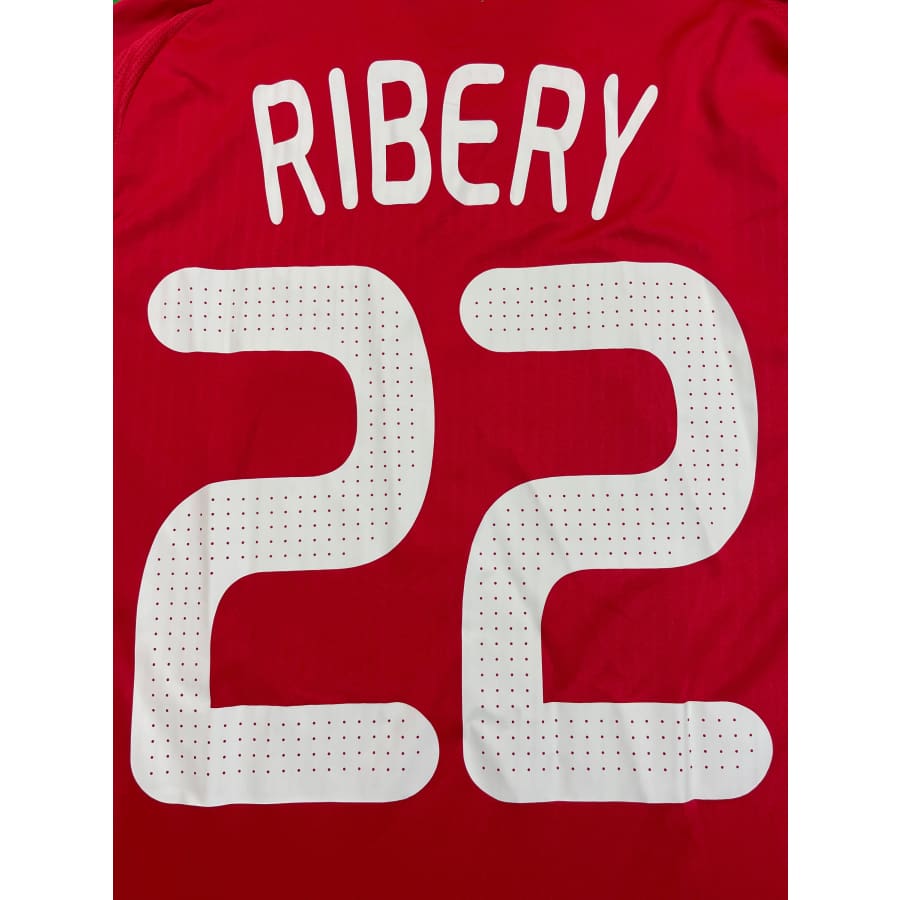 Maillot football vintage Equipe de France extérieur #22 Ribery saison 2008-2009 - Adidas - Equipe de France