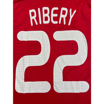 Maillot football vintage Equipe de France extérieur #22 Ribery saison 2008-2009 - Adidas - Equipe de France