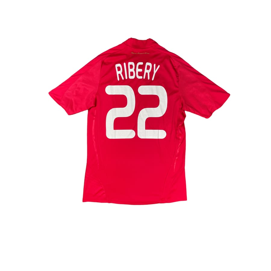 Maillot football vintage Equipe de France extérieur #22 Ribery saison 2008-2009 - Adidas - Equipe de France