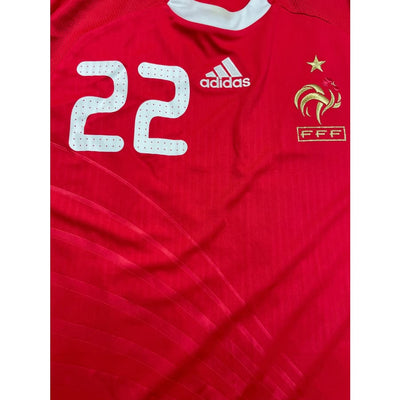 Maillot football vintage Equipe de France extérieur #22 Ribery saison 2008-2009 - Adidas - Equipe de France