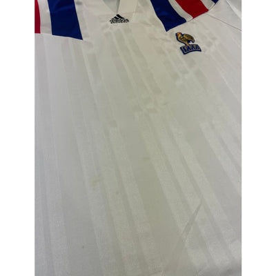 Maillot football vintage Equipe de France extérieur saison 1992-1993 - Adidas - Equipe de France