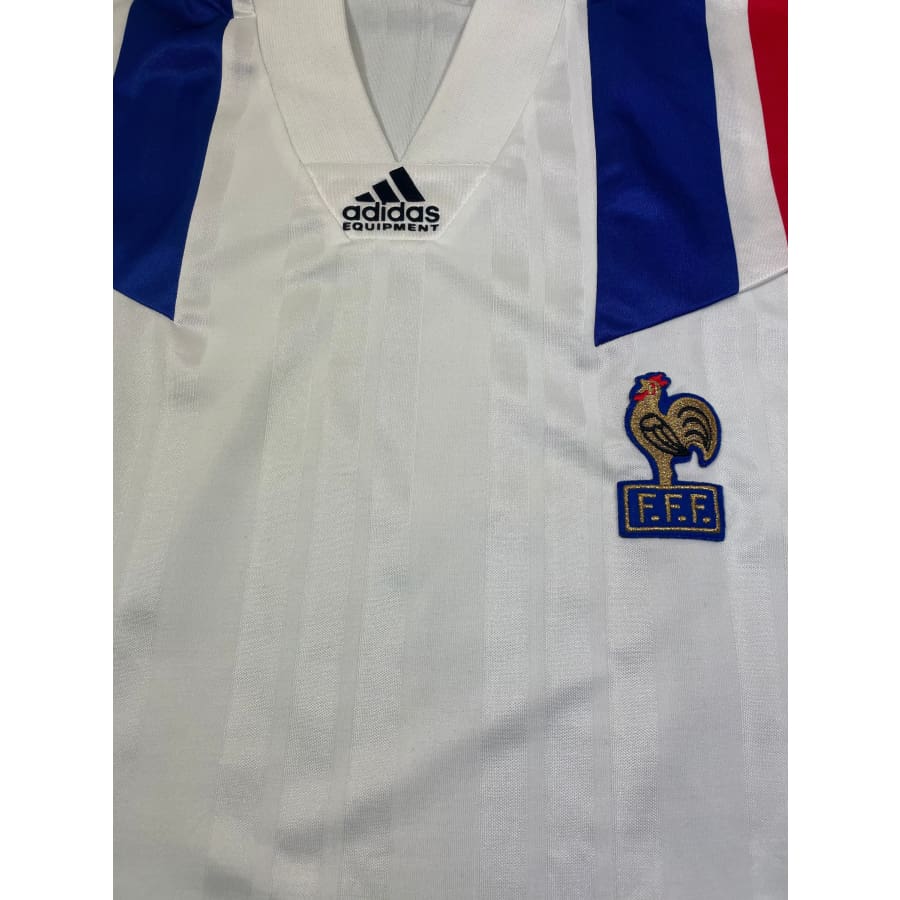 Maillot football vintage Equipe de France extérieur saison 1992-1993 - Adidas - Equipe de France