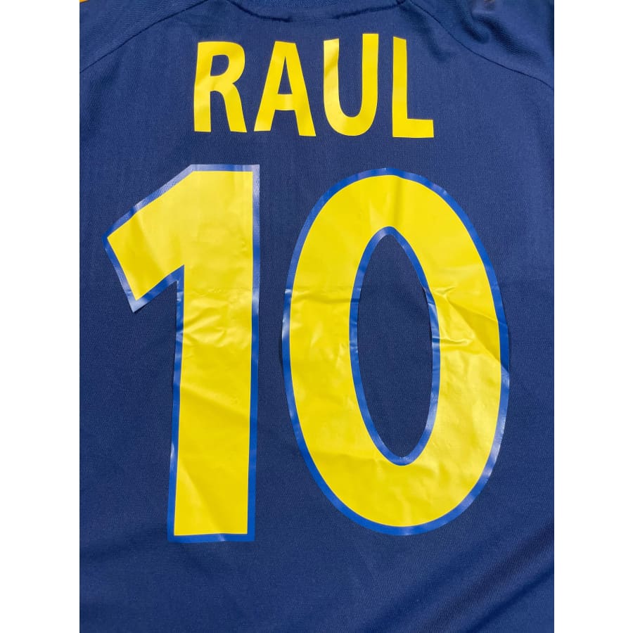 Maillot football vintage Espagne #10 Raul extérieur saison 2000-2001 - Adidas - Espagne