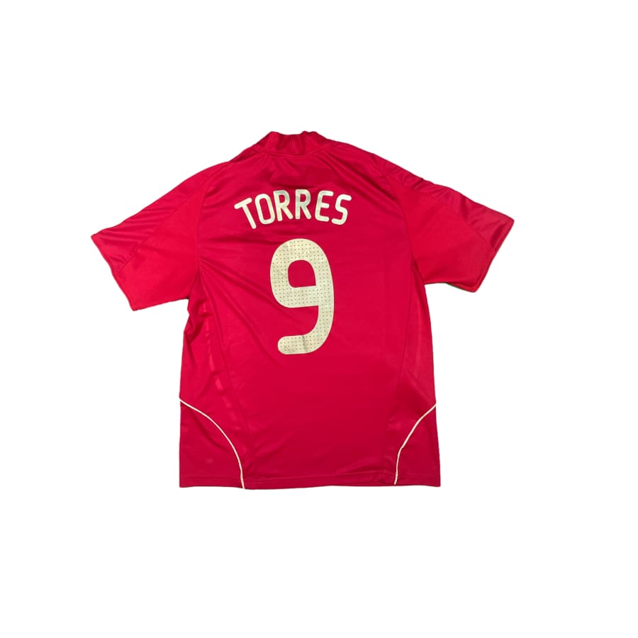 Maillot football vintage Espagne domicile #9 Torres saison - Adidas - Espagne