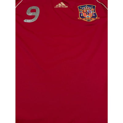 Maillot football vintage Espagne domicile #9 Torres saison - Adidas - Espagne