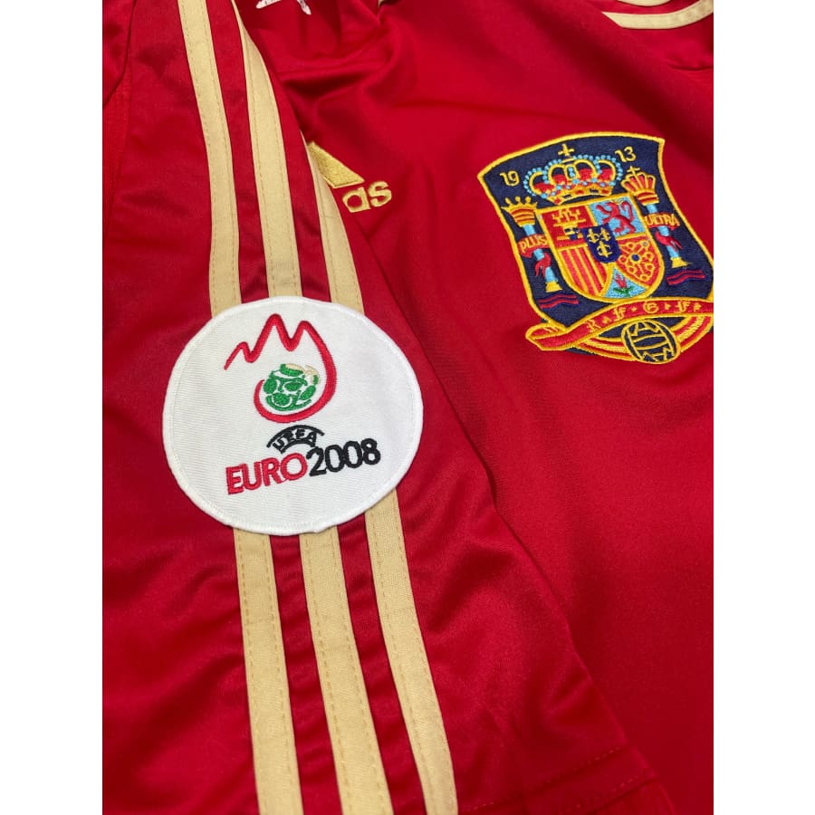 Maillot football vintage Espagne domicile #9 Torres saison - Adidas - Espagne
