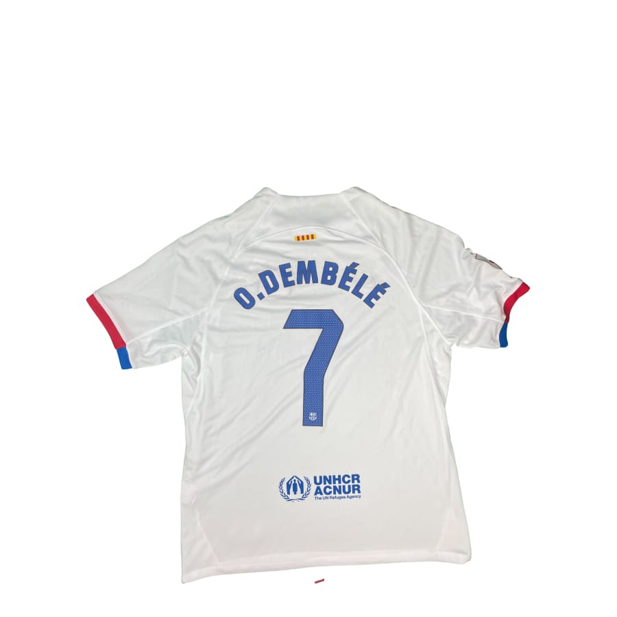 Maillot de football vintage porté N°7 70's Taille L