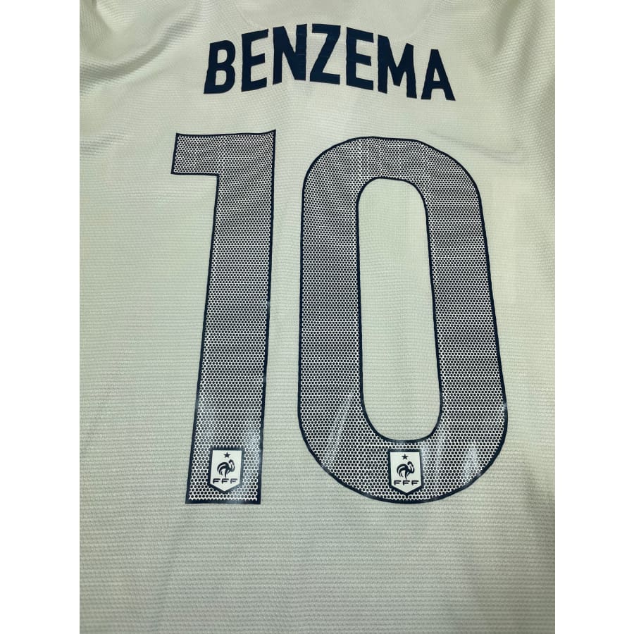 Maillot football vintage extérieur Equipe de France #10 Benzema saison - Nike - Equipe de France