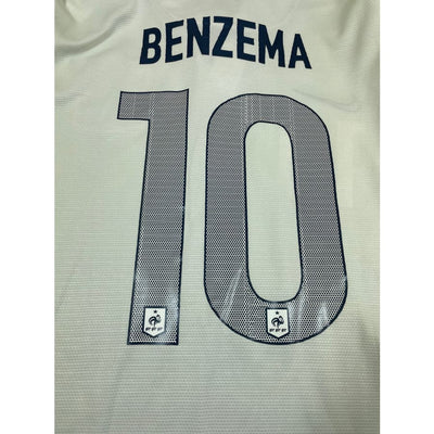 Maillot football vintage extérieur Equipe de France #10 Benzema saison - Nike - Equipe de France