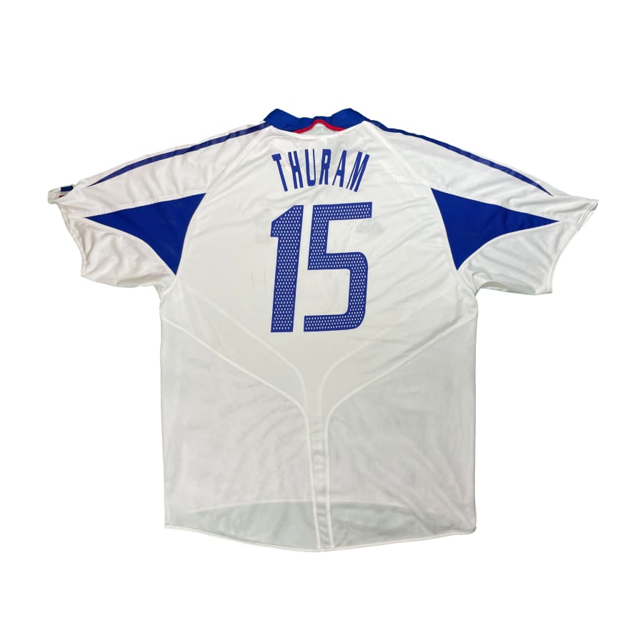 Maillot football vintage extérieur Equipe de France #15 Thuram saison 2004-2005 - Adidas - Equipe de France