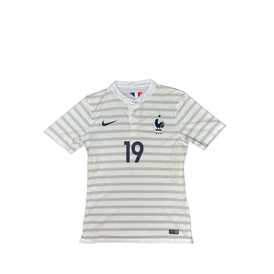 Maillot football vintage extérieur Equipe de France #19 Pogba saison 2014 - 2015 - Nike