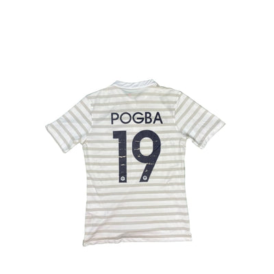 Maillot football vintage extérieur Equipe de France #19 Pogba saison 2014 - 2015 - Nike